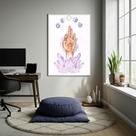 Quadro Decorativo A Mão Astral - 70x50cm