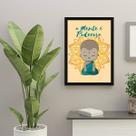 Quadro Decorativo A Mente é Poderosa 45x34cm Quadro Decorativo A Mente é Poderosa 45x34cm