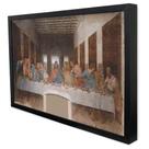 Quadro Decorativo A última Ceia - Leonardo Da Vinci em Moldura Caixa
