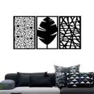 Quadro Decorativo Abstrato 6mm Vazado - Mdf Quadro Decorativo Abstrato 6mm Vazado - Mdf