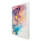 Quadro Decorativo Abstrato Aquarela Moderno em Moldura Caixa