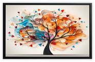 Quadro Decorativo Abstrato Árvore Folhas Pétalas Moderno Decoração Para Salas G Quadro Decorativo Abstrato Árvore Folhas Pétalas Moderno Decoração Para Salas G
