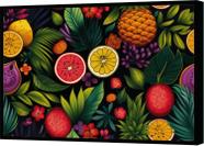 Quadro Decorativo Abstrato Canvas Premium Gourmet Frutas Fruteira Gg