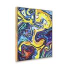 Quadro Decorativo Abstrato Colorido perfeito para quem ama momentos e a arte. Ideal para salas, quartos e escritórios.