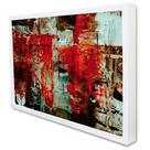 Quadro Decorativo Abstrato Colors em Moldura Caixa
