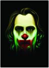 Quadro Decorativo Abstrato Coringa Super Heróis Nerd Geek Decorações Com Moldura G01