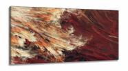 Quadro Decorativo Abstrato Fractal 130x60 em Tecido Canvas sala quarto Quadro Decorativo Abstrato Fractal 130x60 em Tecido Canvas sala quarto