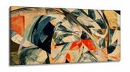 Quadro Decorativo Abstrato Fractal Geometrico 130x60 em Tecido Canvas Quadro Decorativo Abstrato Fractal Geometrico 130x60 em Tecido Canvas