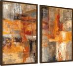 Quadro Decorativo Abstrato Kit 2 A2