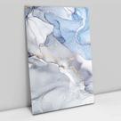 Quadro Decorativo Abstrato Mármore Azul Celeste em tela Canvas