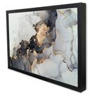Quadro Decorativo Abstrato Mármore Elegance em Moldura Caixa Quadro Decorativo Abstrato Mármore Elegance em Moldura Caixa