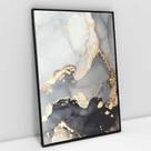 Quadro Decorativo Abstrato Mármore Gray em tela Canvas