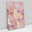Quadro Decorativo Abstrato Mármore Rose Gold em tela Canvas Quadro Decorativo Abstrato Mármore Rose Gold em tela Canvas