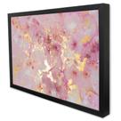 Quadro Decorativo Abstrato Mármore Suave em Moldura Caixa Quadro Decorativo Abstrato Mármore Suave em Moldura Caixa