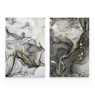 Quadro Decorativo Abstrato Moderno Elegance Kit 2 Telas Canvas Para Quarto Escritório - Bimper