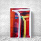 Quadro Decorativo Abstrato Multicolorido III 45x34cm Quadro Decorativo Abstrato Multicolorido III 45x34cm