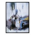 Quadro Decorativo Abstrato Pinceladas Tinta Acrilica