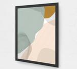 Quadro decorativo - abstrato rose e verde Quadro decorativo - abstrato rose e verde