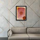 Quadro Decorativo Abstrato Tons Marsala I