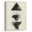 Quadro decorativo Abstrato - Triângulos em Metamorfose - Art Canvas