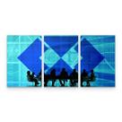 Quadro Decorativo Administração Corporativo Azul