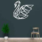 Quadro Decorativo Adorno Cisne 3mm Vazado - Mdf