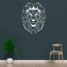 Quadro Decorativo Adorno Leão 3mm Vazado - Mdf