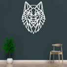 Quadro Decorativo Adorno Lobo II 3mm Vazado - Mdf