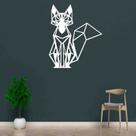 Quadro Decorativo Adorno Raposa 3mm Vazado - Mdf