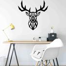 Quadro Decorativo Adorno Veado 3mm Vazado - Mdf