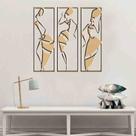 Quadro Decorativo Africanas Vazado MDF 3mm