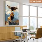 Quadro Decorativo Águia e o Leão