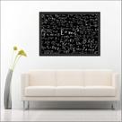 Quadro Decorativo Albert Einstein Teoria Da Relatividade Matemática Fórmulas