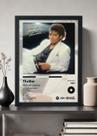 Quadro Decorativo Album Thriller Michael Jackson - Com vidro Tamanho:21cm x 30cm (A4)
