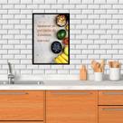 Quadro Decorativo Alimentação Saudável 45x34cm