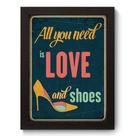 Quadro Decorativo - All You Need - 19cm x 25cm - 141qdrp