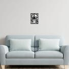 Quadro decorativo alto relevo para sala quarto 32x22cm