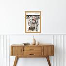 Quadro Decorativo Anatomia Cerebro Vintage 33x24cm - com vidro