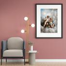 Quadro Decorativo Anjinhos Querubins - 60x48cm