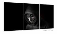 Quadro Decorativo - Anonymous - Tela Em Tecido 3 peças 120x60 cm Quadro Decorativo - Anonymous - Tela Em Tecido 3 peças 120x60 cm