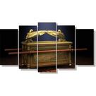 Quadro Decorativo Arca aliança Moisés Pedra 10 mandamentos
