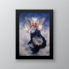 Quadro Decorativo Arcanjo Haniel 45x34cm