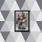 Quadro Decorativo Arlequina 45x34cm - com vidro