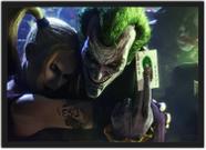 Quadro Decorativo Arlequina Joker Geek Decorações Com Moldura G03