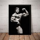 Quadro Decorativo Arnold Schwarzenegger Academias Cenario
