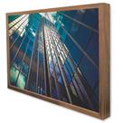 Quadro Decorativo Arquitetura Ângulo Visual dos Prédios em Moldura Caixa