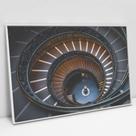 Quadro Decorativo Arquitetura Escadas em Espiral em tela Canvas