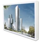 Quadro Decorativo Arquitetura Moderna em Moldura Caixa Quadro Decorativo Arquitetura Moderna em Moldura Caixa