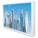 Quadro Decorativo Arquitetura Prédios Industriais em Moldura Caixa