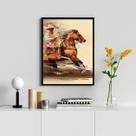 Quadro Decorativo Arte Boiadeiro 45x34cm